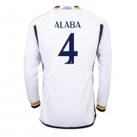 Moški Nogometni dresi Real Madrid David Alaba #4 Domači 2023-24 Dolgi Rokav